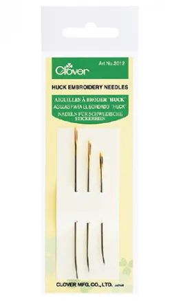 Clover Sticknadeln mit gebogener Spitze 3 Größen 3 Stk.