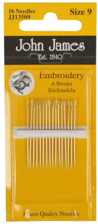 John James Sticknadeln Größe 9 - 16 Stk.