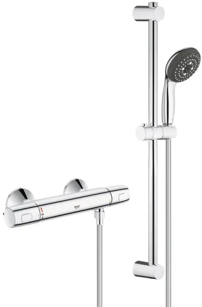 Grohe Precision Trend -Duschset mit Thermostatmischer, Chrom