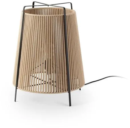 Faro AKANE Außen-Stehlampe Beige/Mattschwarz