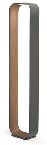 Pablo Contour Stehlampe Graphit/Walnuss