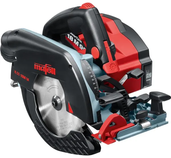 Mafell Akku-Handkreissäge K 55 18M bl PURE im T-MAX Koffer