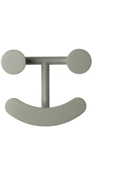 Fritz Hansen Happy Hook Haken Grün-Grau