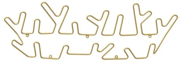 Maze Crown Garderobenleiste Groß Ockergelb