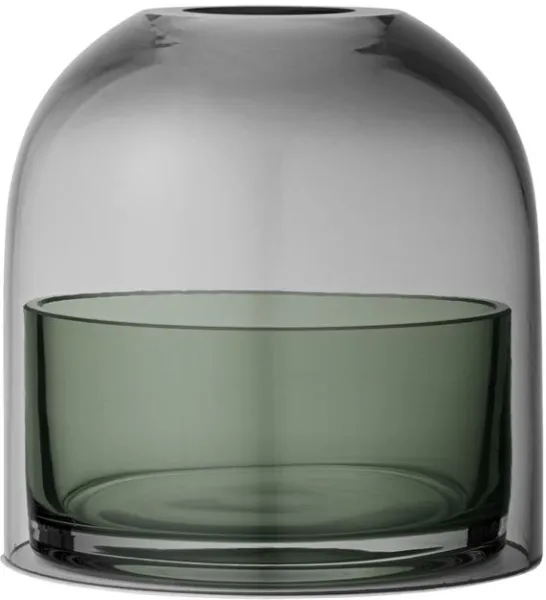 AYTM TOTA Laterne für Teelicht Schwarz/Forest