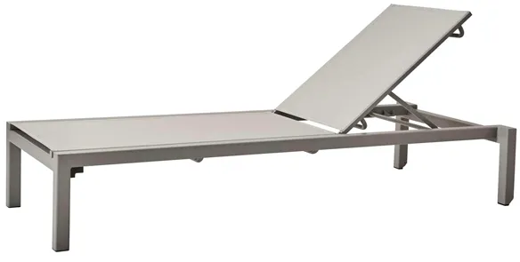 Cane-Line Relax Liegestuhl - hellgrau