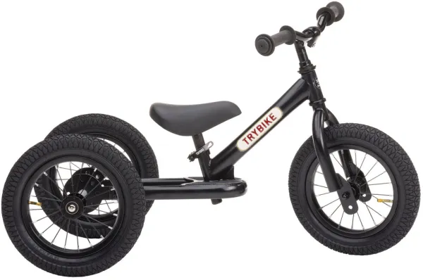Trybike 3-rädrig, Schwarz/Schwarz