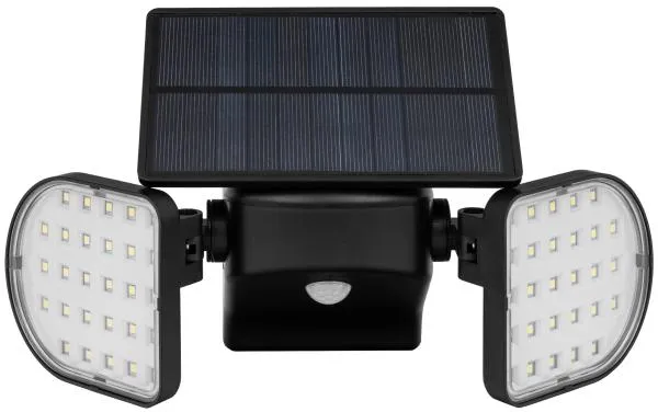 Doppelte Solarlampe mit Spotlight 1,5W