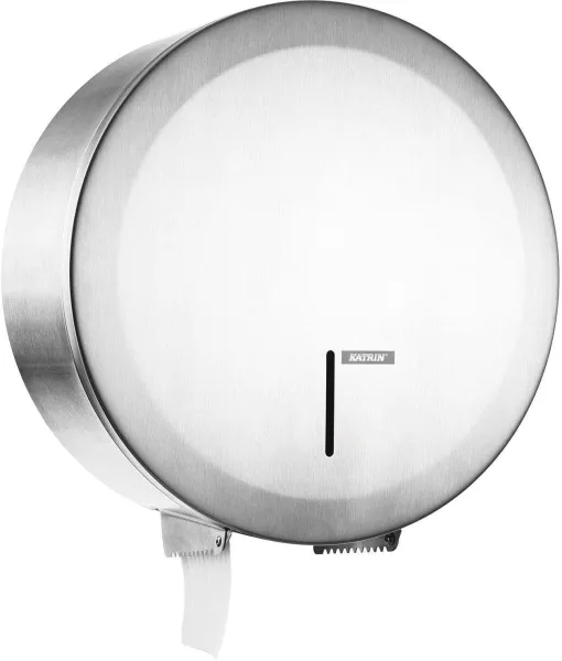 Katrin Gigant L Spender für große Toilettenpapierrollen, gebürsteter Stahl