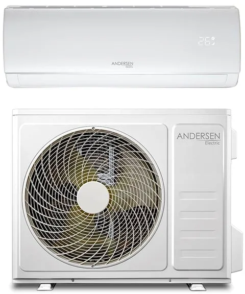 Andersen Electric AE 18000 Luft-Luft-Wärmepumpe mit WiFi, 6 kW, 5–135 m², weiß
